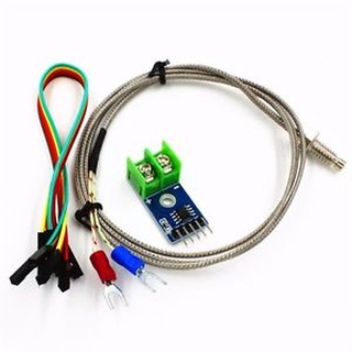 MAX6675 K-Type Thermocouple Module with Temperature Sensor Probe พร้อมสายวัดและ Jumper