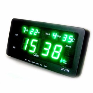 นาฬิกาดิจิตอลLED DIGITAL CLOCKแขวนผนัง/ตั้งโต๊ะ รุ่นCX-2158