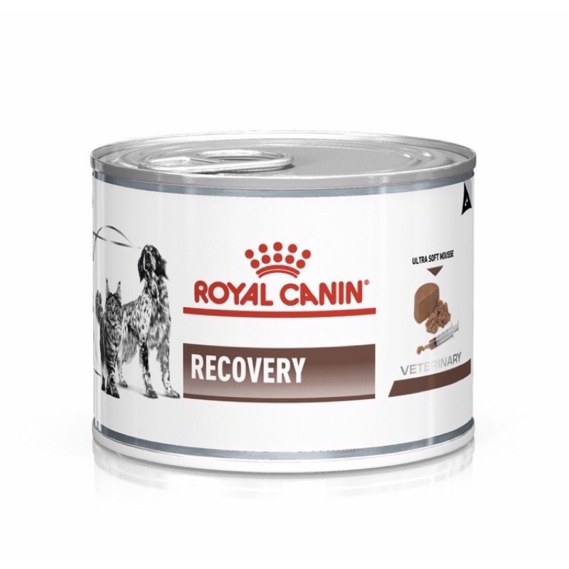 (Royal canin) Recovery อาหารเปียกสัตว์ป่วยพักฟื้น