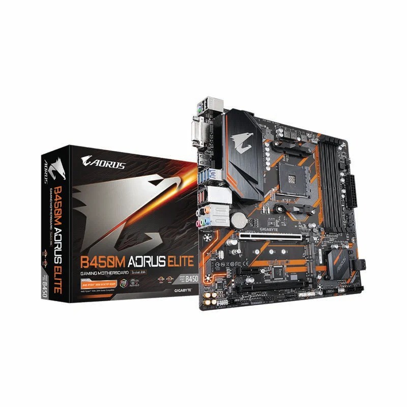 (AM4) GIGABYTE B450M AORUS ELITE (REV1.0)