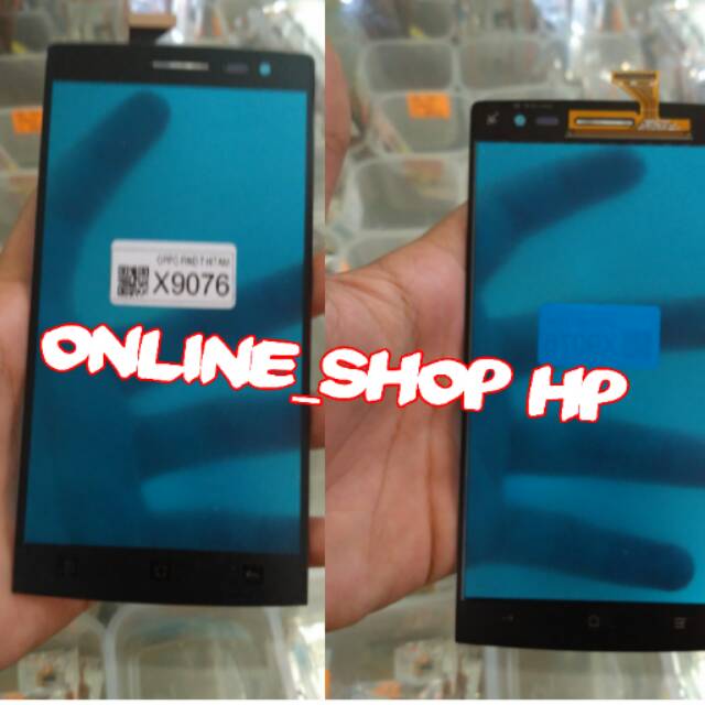 Layar oppo find 7 หน้าจอสัมผัสทัสกรีน oppo find 7 x9076 หน้าจอสัมผัสของแท้