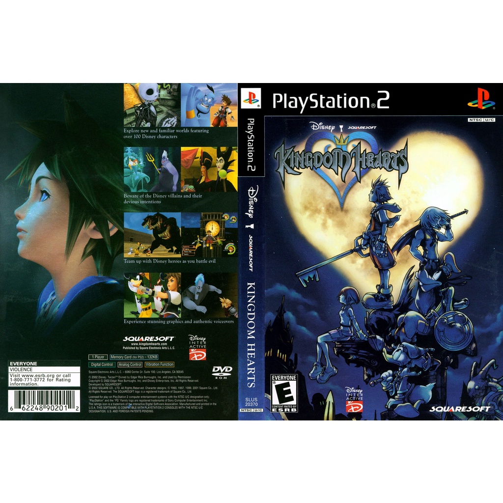 แผ่นเกมส์ PS2 Kingdom Hearts   คุณภาพ ส่งไว (DVD)