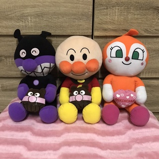 Anpanman และ ผองเพื่อน ตุ๊กตาผ้า ตัวค่อนข้างใหญ่ สีสด