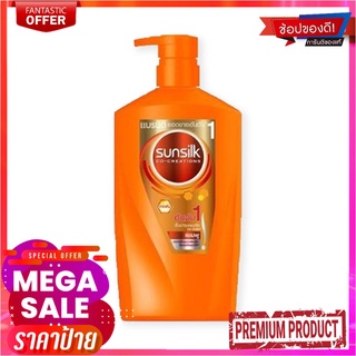 ซันซิล แชมพู แดเมจ รีสโตร์ สีส้ม ขนาด 900 มล.Sunsilk Shampoo Damage Restore 900 ml