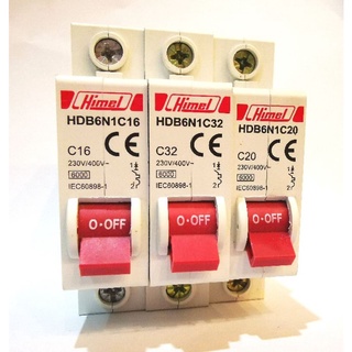 HIMEL HDB6N1 C16 C20 C20​ เบรกเกอร์​ ลูกเซอร์​กิต​