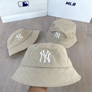 พร้อมส่ง MLB monogram classic bucket hat NY