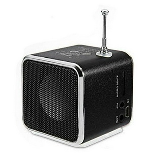 Td - V26 Digital Fm Radio ลําโพงสเตอริโอรองรับ Tf Card Speaker