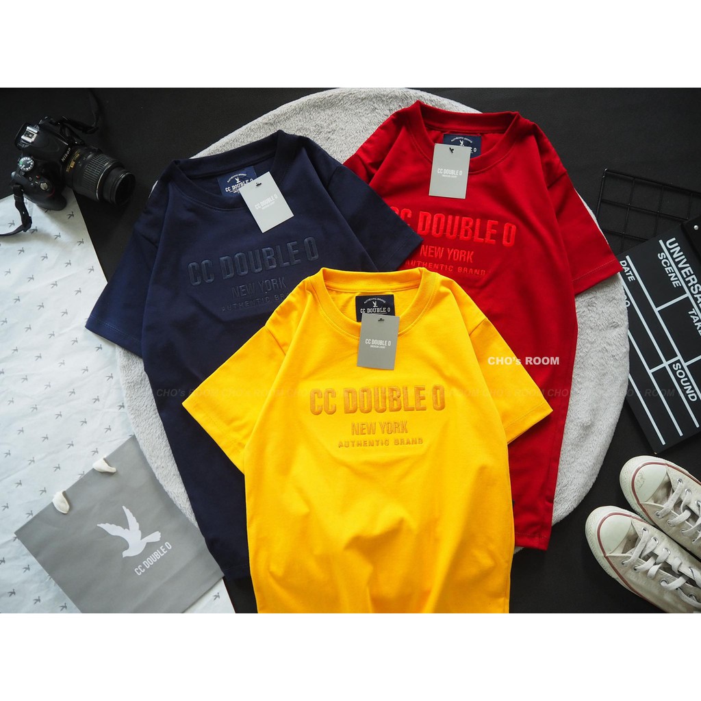 ✨เสื้อยืดงานปัก-งานป้าย CC-OO Cotton 100% (SMLXL) No.43