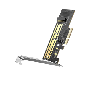 Ugreen อะแดปเตอร์ขยายการ์ด PCIE เข้า M2 NVMe M.2 PCI M&B Key 64Gbps PCI-E Card x4/8/16 SSD