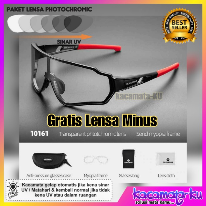 Gowes แว่นตา Minus Photocromic Uv Rockbros แว่นตาเดิม 005