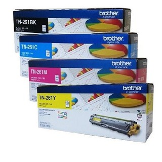 Brother TN-261 (ครบ4สี) BK,Cyan,Yellow,Magenta - ตลับหมึกเลเซอร์