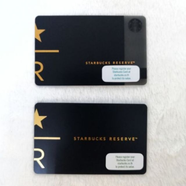 Starbucks Thailand Reserve Card (Plastic)​ บัตรพลาสติก สตาร์บัคส์ รีเสิร์ฟ