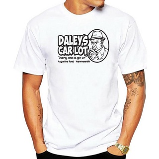 Daleys Car Lot Minder Inspired เสื้อยืดแขนสั้น ลาย 80s British TV สไตล์เรโทร สําหรับผู้ชาย ผู้หญิงS-5XL