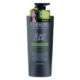 แชมพูขจัดรังแค หนังศรีษะแห้ง แชมพูเกาหลี kerasys scalp clinic shampoo 600ml