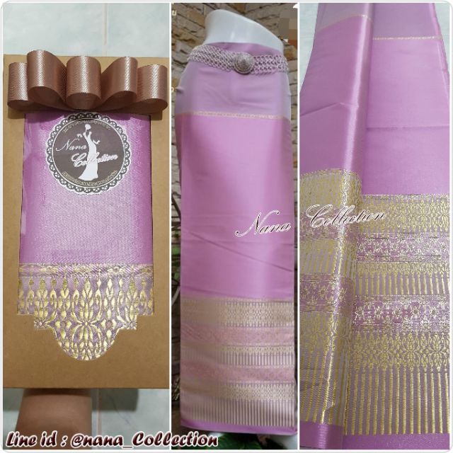 ผ้าไหมล้านนา มีหลายสี เป็นของขวัญให้ญาติ ของขวัญปีใหม่ได้ 2 หลายังไม่เย็บ