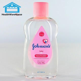 Johnsons Baby Oil 125 mL จอห์นสัน เบบี้ออยล์ 125 mL