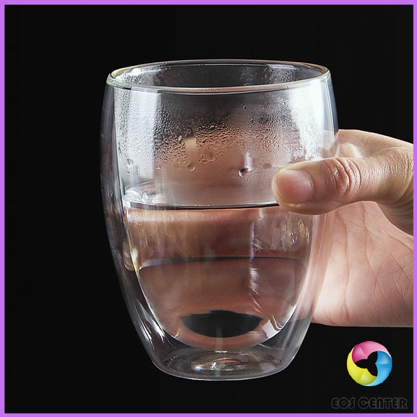 A665 แก้วกาแฟ สไตล์ ญี่ปุ่น Double-layer glass รูปที่ 2