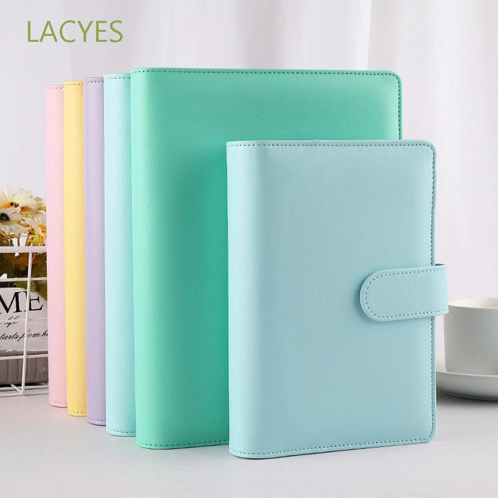 Lacyes ปกหนัง Pu สําหรับโน๊ตบุ๊ค A6 / A5 | โฟลเดอร์โฟลเดอร์รีฟิลหลากสี