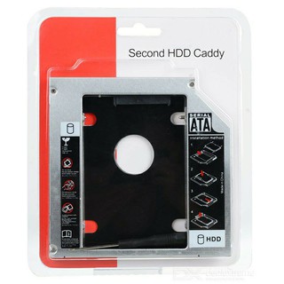 ถาดแปลง DVD Notebook ใส่ SSD / HDD มีครบทุกไซค์ 9.0/9.5 MM. CADDY TRAY