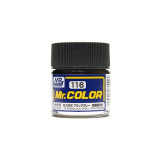 Mr.Color C116 RLM66 Black Gray Semi Gloss 2 (10ml)