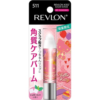 【Direct from Japan】Lebron x Hello Kitty Collaboration 511 Sugar Mint Hello Kitty Illustration Mint Scent Exfoliating Care Lip Scrub, 0.1 oz (2.6 g)