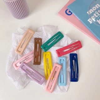 Cute 017 กิ๊บติดผม กิ๊บแป๊กเกาหลี รุ่น ยาว 7 cm. มี 12 สี
