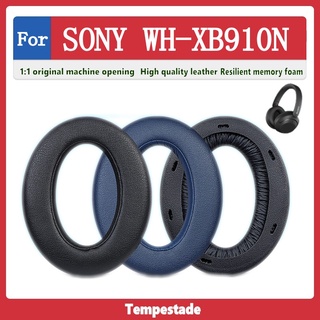 Tempestade เคสหูฟังหนัง ตัดเสียงรบกวน อุปกรณ์เสริม สําหรับ SONY WH XB910N