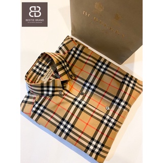 ❌ขายแล้ว❌ Used Like New Burberry Shirt Size S ปี 19 แท้ 100% (ไม่แท้ยินดีคืนเงิน)