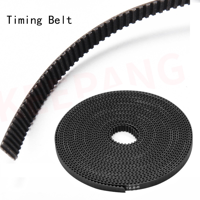 GT2 Open Timing Belt Black Synchronous  Belts 2GT Fiber Reinforced Rubber Width 6mm/10mm 3D Printer 