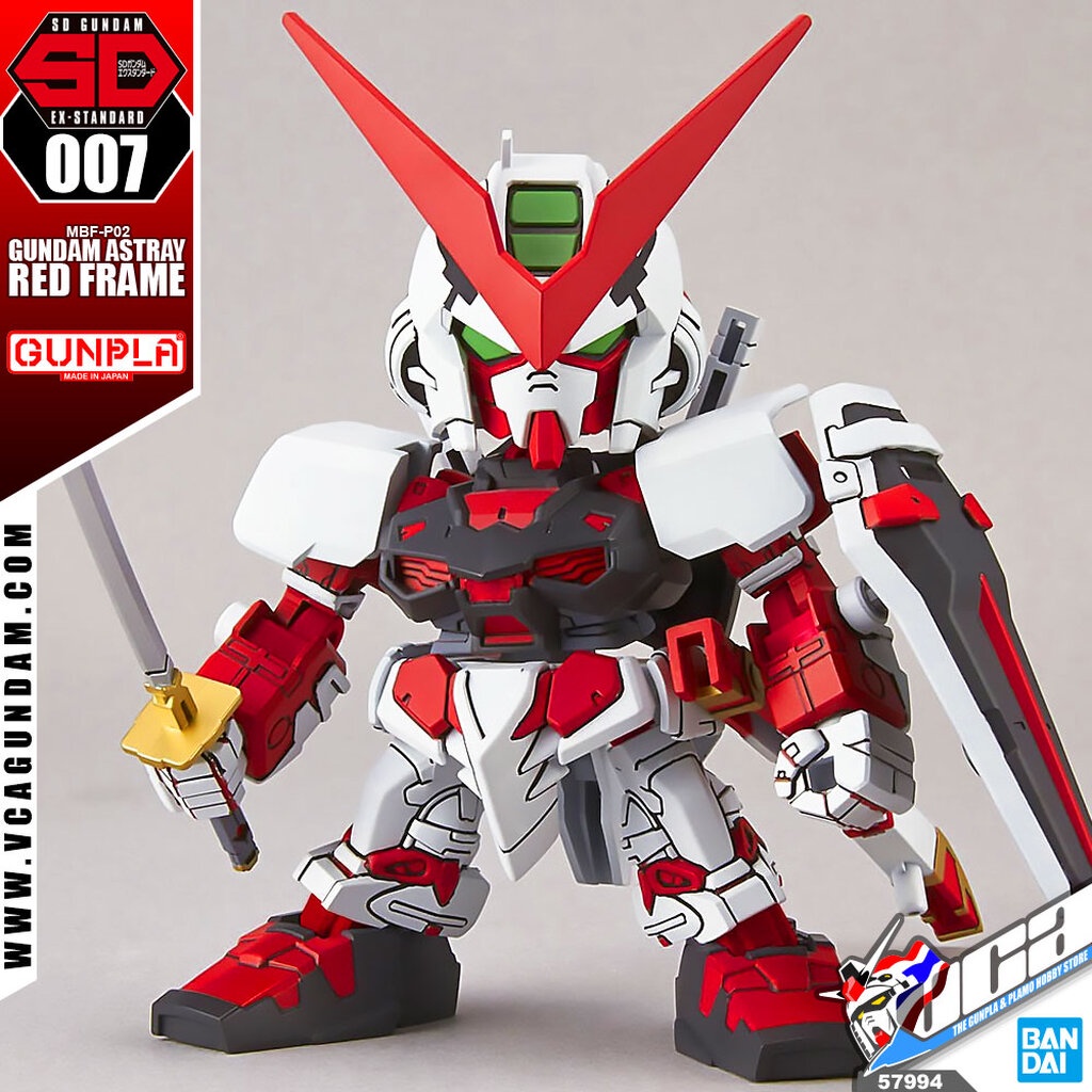VCA BANDAI GUNPLA SD EX-STANDARD SDEX GUNDAM ASTRAY RED FRAME ประกอบ หุ่นยนต์ โมเดล กันดั้ม กันพลา ของเล่น VCAGTH