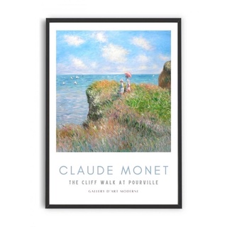 💫พร้อมส่ง โปสเตอร์ภาพวาดศิลปิน Monet ขนาดใหญ่พิเศษ 40x60cm และ 50x70cm (ราคาเฉพาะรูปไม่รวมกรอบ)