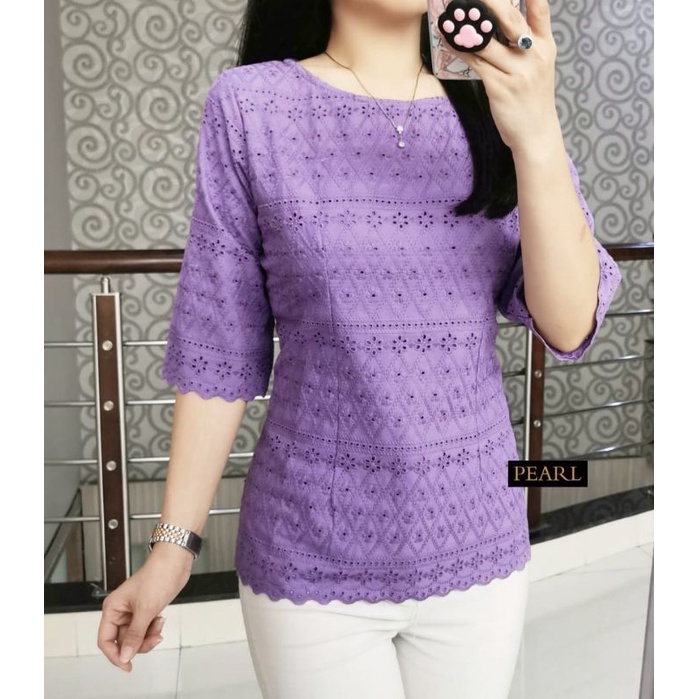 KATUN ผ้าฝ้ายสีขาวสวยด้วยผ้าฝ้าย PATTERN/BANGKOK ใหม่ TOP/VIRAL เสื้อผ้าผู้หญิง 2023