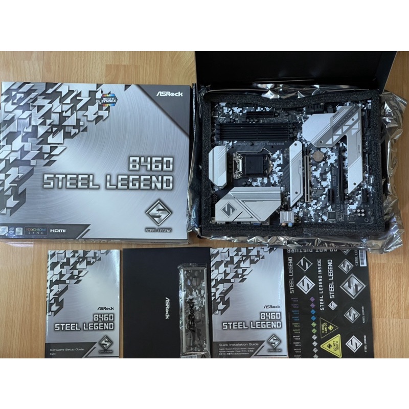 MAINBOARD (เมนบอร์ด) 1200 ASROCK B460 STEEL LEGEND มือสอง สภาพ99% นางฟ้ามากๆ