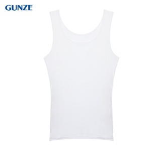 GUNZE  เสื้อกล้าม Plus-size รุ่น NH2A09 สีขาว