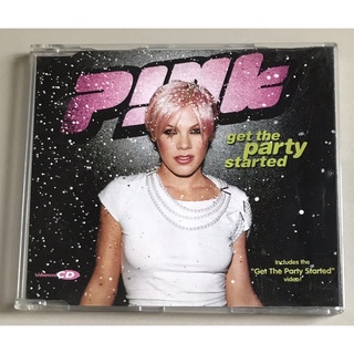 ซีดีซิงเกิ้ล ลิขสิทธิ์ มือ 2 สภาพดี...219 บาท “Pink” ซิงเกิ้ล "Get the Party Started" แผ่นไทย หายาก