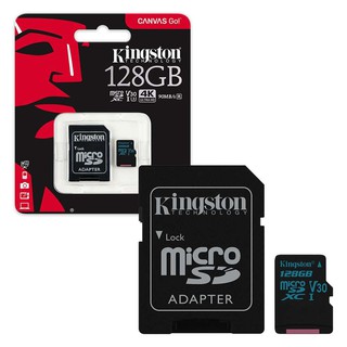 MicroSDXC Memory Card 90MB/s UHS-1 V30 Class 10 With Adapter - 128GB