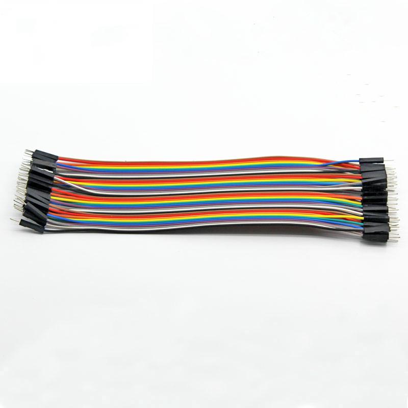 สายเคเบิ้ล 20 ซม. 2.54 มม. 1 Pin 1 P Male to Male Jumper Wire