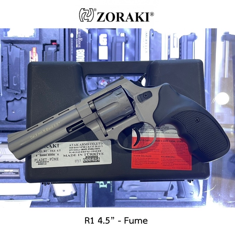 Blank Zoraki à¹‚à¸¡à¹ˆR1,R2-TD 9mm P.A.K. à¹€à¸ªà¸µà¸¢à¸‡à¹€à¸›à¸¥à¹ˆà ...