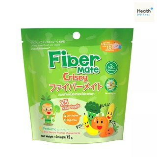 Fiber Mate Crispy ไฟเบอร์เมท คิดดี้ คริสปี้ ขนมผัก 15กรัม