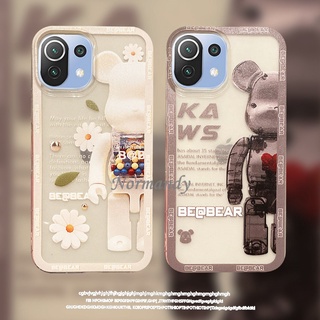 เคสโทรศัพท์ for Xiaomi 11T Pro Mi 11 Lite 5G NE Mi 10T Pro POCO M4 M3 Pro 5G Redmi 10 New Casing Cartoon Bear Phone Case TPU Soft Cover Shockproof เคส Protective Shell