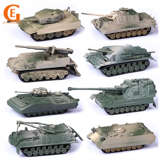 ชุดโมเดลรถถังพลาสติก 1 / 72 As - 90 M12 Tiger Tank Ww2 4 D 8 ชิ้น