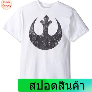 เสื้อยืดผู้ชายและผู้หญิง Star Wars Mens Alliance Emblem Logo T-Shirt Popular T-shirtsสามารถปรับแต่งได้