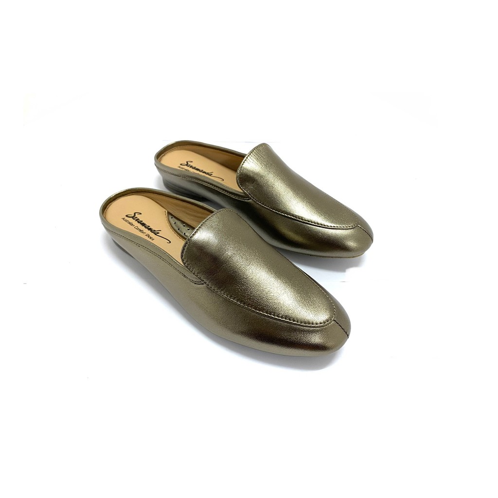 Saramanda รุ่น 192025L SOPHIE I รองเท้าโลฟเฟอร์สตรี แบบเปิดส้น หนังลูกแกะ มี 3 สี