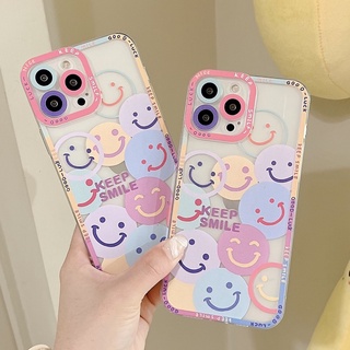 เคสโทรศัพท์ซิลิโคน TPU แบบนิ่ม ลายหน้ายิ้ม สําหรับ OPPO A16 A16K A15 A15S A5S A12 A3S A12E A52 A92 A33 A53 A5 A9 F9 F11 A54 A55 A74 F19 PRO A95 A94 RENO 5 6 6Z 2020 5G