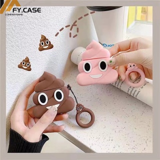 เคสหูฟังบลูทูธไร้สาย ซิลิโคนนิ่ม กันกระแทก พร้อมแหวนขาตั้ง สําหรับ Air Pods 1 2 3 Pro