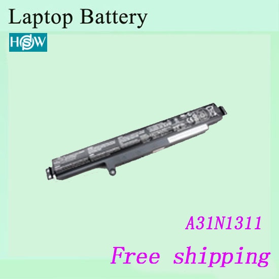 Free shipping 100% New Original  Laptop battery For ASUS A31N1311