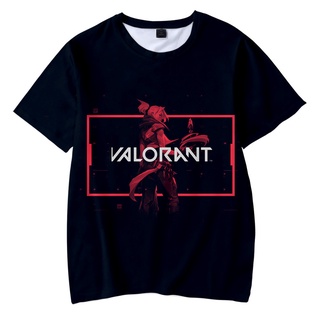 (พร้อมส่ง) เสื้อยืด VALORANT ผ้านุ่ม ใส่สบาย ใส่แล้วไม่ร้อน