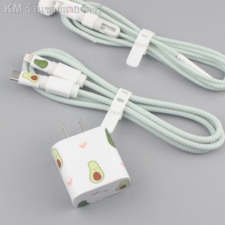 ☞❃✱iPhone12 / 11ProMax data cable protective cover Apple 18w 20w fast charge charging earphone protection rope [ส่งวันท