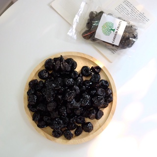 Prunes ลูกพรุน ลูกพรุนอบแห้ง พรุนอบแห้ง เกรด A ไม่ใส่น้ำตาล นำเข้าจากอเมริกา ผลไม้มีประโยชน์เพื่อสุขภาพ By Garden Fruits