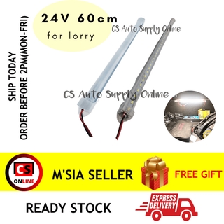 โคมไฟ Led 12V 24V 60 ซม. smd สําหรับติดหลังรถยนต์ รถบรรทุก กระดูกยาว CS (1 ชิ้น)